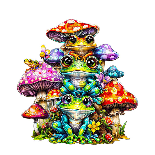 Frog Wooden Jigsaw Puzzle