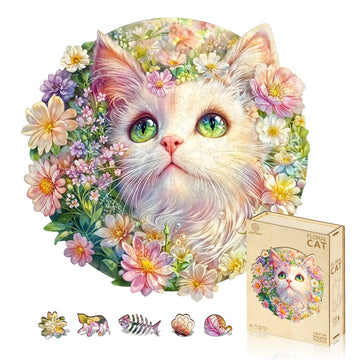 Cat Wooden Jigsaw Puzzle