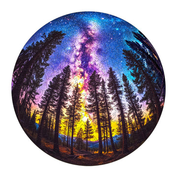Galactic forest Wooden Jigsaw Puzzle