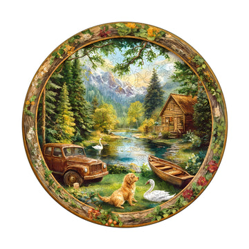 Lakeside Melody Wooden Jigsaw Puzzle