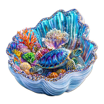 Seashell Ocean Wooden Jigsaw Puzzle