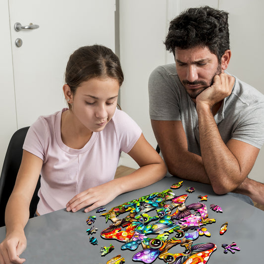 Frog Wooden Jigsaw Puzzle