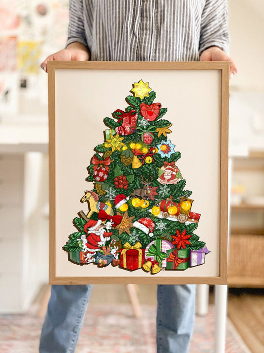Christmas Tree Wooden Jigsaw Puzzle