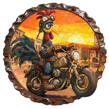 Rooster Wooden Jigsaw Puzzle