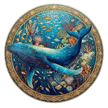 Whale Wooden Jigsaw Puzzle