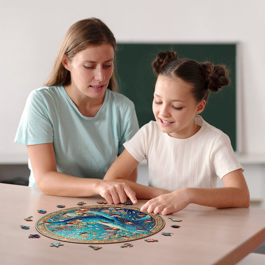 Whale Wooden Jigsaw Puzzle