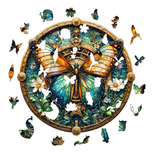 Butterfly Wooden Jigsaw Puzzle